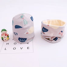 Load image into Gallery viewer, New Fashion Baby Cap Set Cartoon Owl Stars Baby Head Cover Spring Warm Neck Collar Kids Beanies Sets Cotton Children Hats Scarf