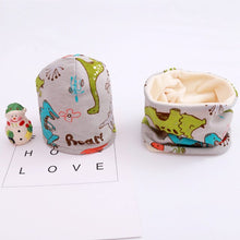 Load image into Gallery viewer, New Fashion Baby Cap Set Cartoon Owl Stars Baby Head Cover Spring Warm Neck Collar Kids Beanies Sets Cotton Children Hats Scarf