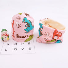 Load image into Gallery viewer, New Fashion Baby Cap Set Cartoon Owl Stars Baby Head Cover Spring Warm Neck Collar Kids Beanies Sets Cotton Children Hats Scarf