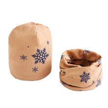 Load image into Gallery viewer, New Fashion Baby Cap Set Cartoon Owl Stars Baby Head Cover Spring Warm Neck Collar Kids Beanies Sets Cotton Children Hats Scarf