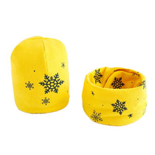 Load image into Gallery viewer, New Fashion Baby Cap Set Cartoon Owl Stars Baby Head Cover Spring Warm Neck Collar Kids Beanies Sets Cotton Children Hats Scarf