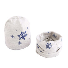 Load image into Gallery viewer, New Fashion Baby Cap Set Cartoon Owl Stars Baby Head Cover Spring Warm Neck Collar Kids Beanies Sets Cotton Children Hats Scarf