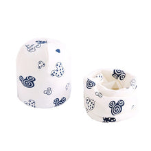 Load image into Gallery viewer, New Fashion Baby Cap Set Cartoon Owl Stars Baby Head Cover Spring Warm Neck Collar Kids Beanies Sets Cotton Children Hats Scarf