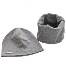 Load image into Gallery viewer, New Fashion Baby Cap Set Cartoon Owl Stars Baby Head Cover Spring Warm Neck Collar Kids Beanies Sets Cotton Children Hats Scarf