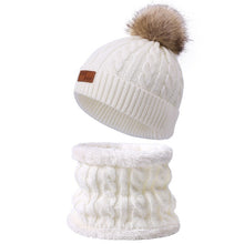Load image into Gallery viewer, Two pieces Hat Scarf Set