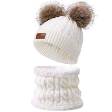 Load image into Gallery viewer, Two pieces Hat Scarf Set