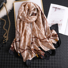 Load image into Gallery viewer, Luxury summer silk scarf