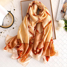 Load image into Gallery viewer, Luxury summer silk scarf