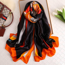 Load image into Gallery viewer, Luxury summer silk scarf