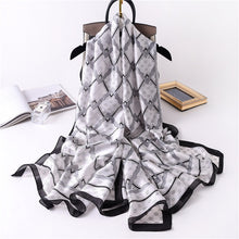 Load image into Gallery viewer, Luxury summer silk scarf