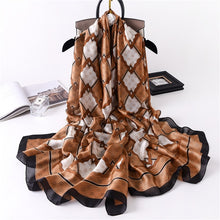 Load image into Gallery viewer, Luxury summer silk scarf
