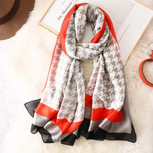 Load image into Gallery viewer, Luxury summer silk scarf