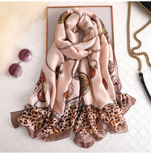Load image into Gallery viewer, Luxury summer silk scarf