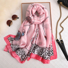 Load image into Gallery viewer, Luxury summer silk scarf
