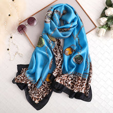 Load image into Gallery viewer, Luxury summer silk scarf