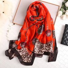 Load image into Gallery viewer, Luxury summer silk scarf
