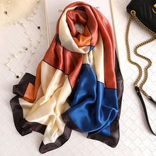Load image into Gallery viewer, Luxury summer silk scarf