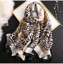 Load image into Gallery viewer, Luxury summer silk scarf