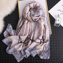 Load image into Gallery viewer, Luxury summer silk scarf