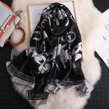 Load image into Gallery viewer, Luxury summer silk scarf