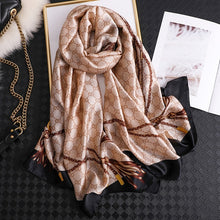 Load image into Gallery viewer, Luxury summer silk scarf