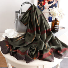 Load image into Gallery viewer, Luxury summer silk scarf