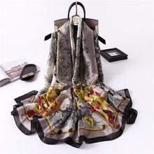 Load image into Gallery viewer, Luxury summer silk scarf