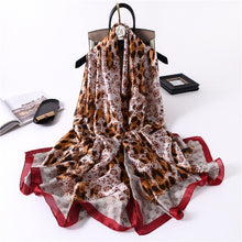 Load image into Gallery viewer, Luxury summer silk scarf