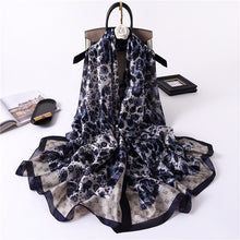Load image into Gallery viewer, Luxury summer silk scarf