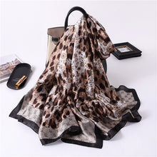 Load image into Gallery viewer, Luxury summer silk scarf