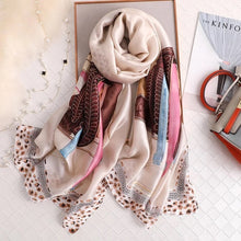Load image into Gallery viewer, 2020 luxury brand women scarf summer silk scarves shawls lady wraps soft pashimina female Echarpe Designer beach stole bandana
