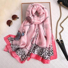 Load image into Gallery viewer, 2020 luxury brand women scarf summer silk scarves shawls lady wraps soft pashimina female Echarpe Designer beach stole bandana