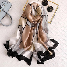 Load image into Gallery viewer, 2020 luxury brand women scarf summer silk scarves shawls lady wraps soft pashimina female Echarpe Designer beach stole bandana