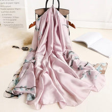 Load image into Gallery viewer, 2020 luxury brand women scarf summer silk scarves shawls lady wraps soft pashimina female Echarpe Designer beach stole bandana