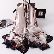 Load image into Gallery viewer, 2020 luxury brand women scarf summer silk scarves shawls lady wraps soft pashimina female Echarpe Designer beach stole bandana