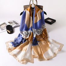 Load image into Gallery viewer, 2020 luxury brand women scarf summer silk scarves shawls lady wraps soft pashimina female Echarpe Designer beach stole bandana