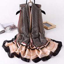 Load image into Gallery viewer, 2020 luxury brand women scarf summer silk scarves shawls lady wraps soft pashimina female Echarpe Designer beach stole bandana