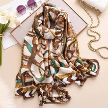 Load image into Gallery viewer, 2020 luxury brand women scarf summer silk scarves shawls lady wraps soft pashimina female Echarpe Designer beach stole bandana