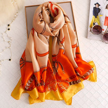 Load image into Gallery viewer, Luxury summer silk scarf
