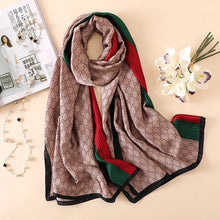 Load image into Gallery viewer, 2020 luxury brand women scarf summer silk scarves shawls lady wraps soft pashimina female Echarpe Designer beach stole bandana
