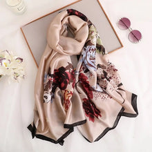 Load image into Gallery viewer, 2020 luxury brand women scarf summer silk scarves shawls lady wraps soft pashimina female Echarpe Designer beach stole bandana
