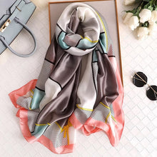 Load image into Gallery viewer, 2020 luxury brand women scarf summer silk scarves shawls lady wraps soft pashimina female Echarpe Designer beach stole bandana
