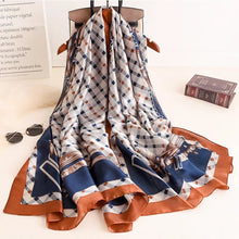 Load image into Gallery viewer, 2020 luxury brand women scarf summer silk scarves shawls lady wraps soft pashimina female Echarpe Designer beach stole bandana
