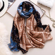 Load image into Gallery viewer, 2020 luxury brand women scarf summer silk scarves shawls lady wraps soft pashimina female Echarpe Designer beach stole bandana
