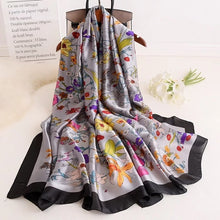 Load image into Gallery viewer, 2020 luxury brand women scarf summer silk scarves shawls lady wraps soft pashimina female Echarpe Designer beach stole bandana
